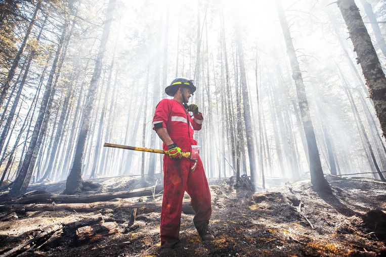 Wildfires are also raging in eastern Canada