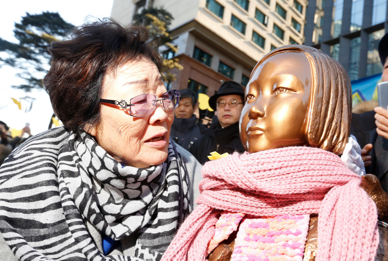 Nederland krijgt troostmeisjes-monument, tot onvrede van Japan